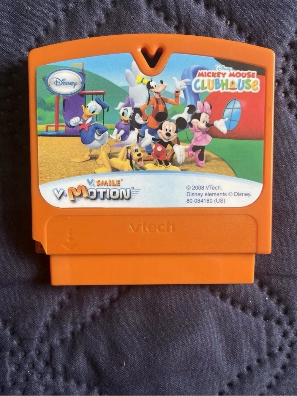Lot Of 4 Vtech V.Smile V.Motion Games Scooby -  Mickey - Panda -  Action Mania